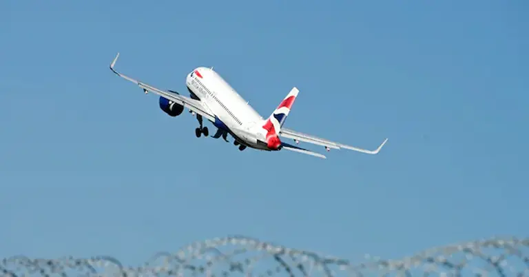 ব্রিটিশ এয়ারলাইনের উড়োজাহাজ